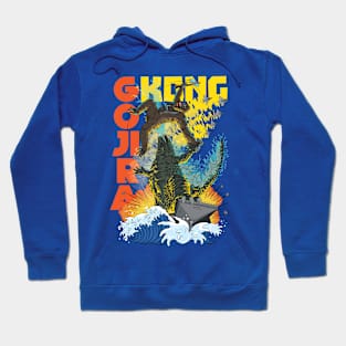 Gojira & Kong on the ocean Hoodie